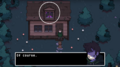 What is likely Lore's Father's room glows violet on the Darksider Path